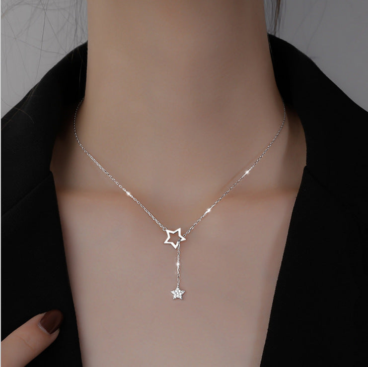 Elegant Gold Star Necklace