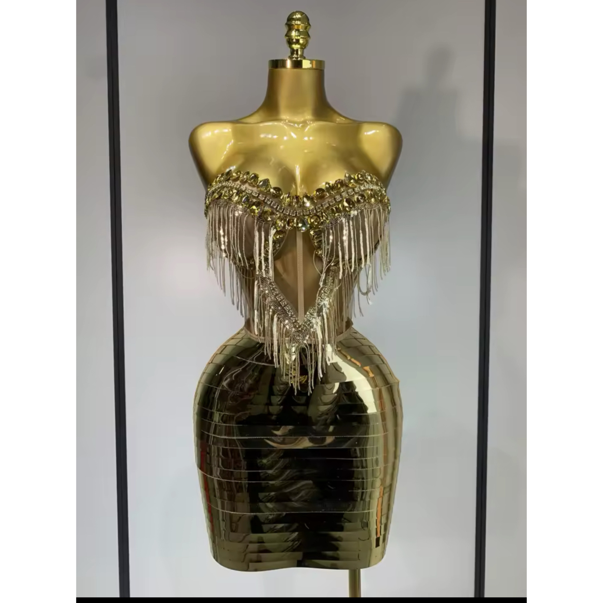 Sparkly Silver 2-Pc Set