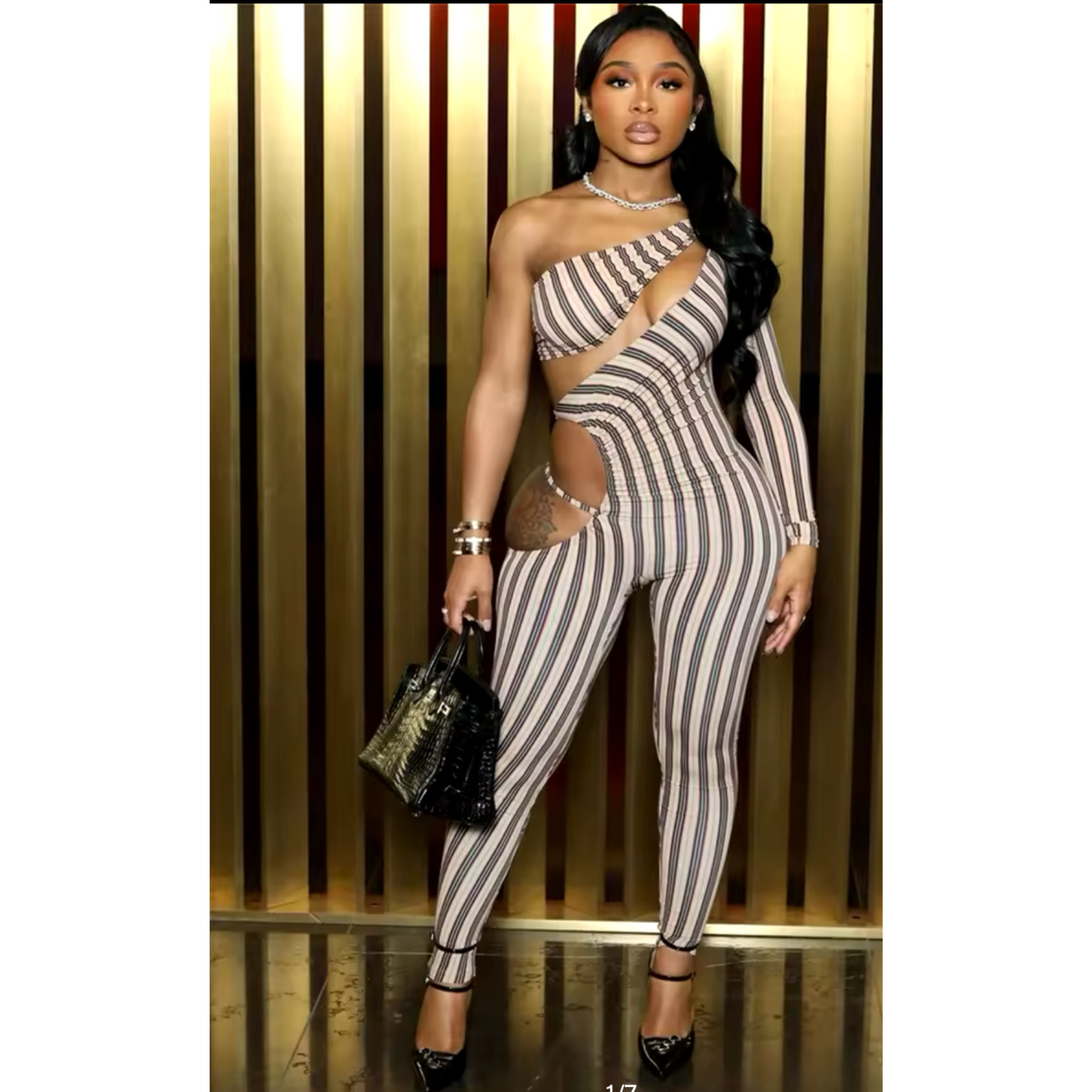 Chic Hollow Out Jumpsuit