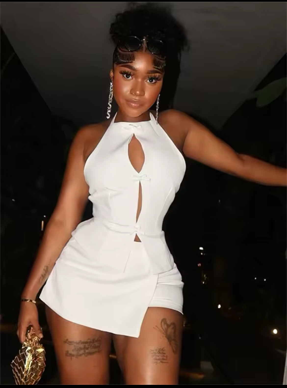 Halter Top  Skort Set