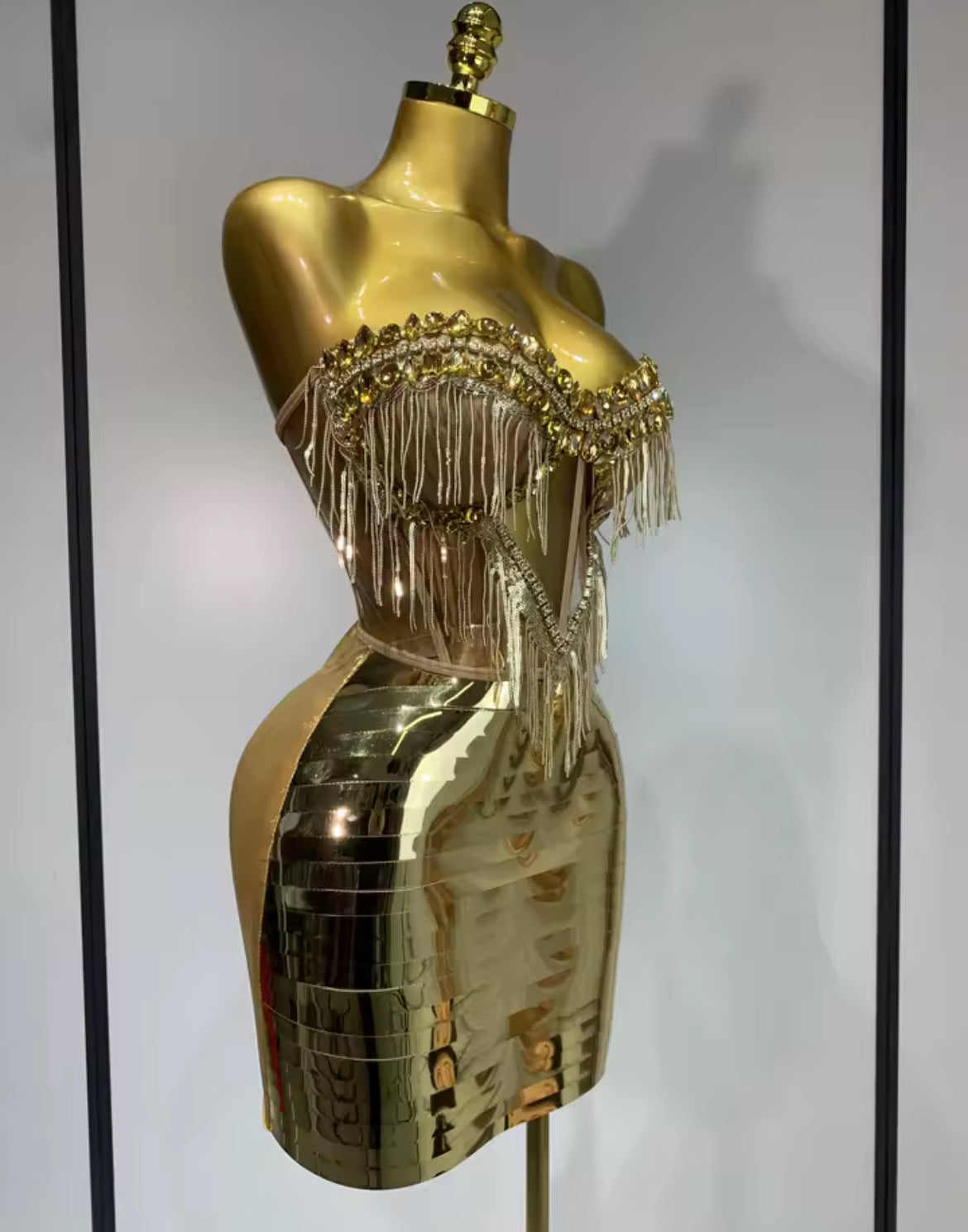 Sparkly Silver 2-Pc Set