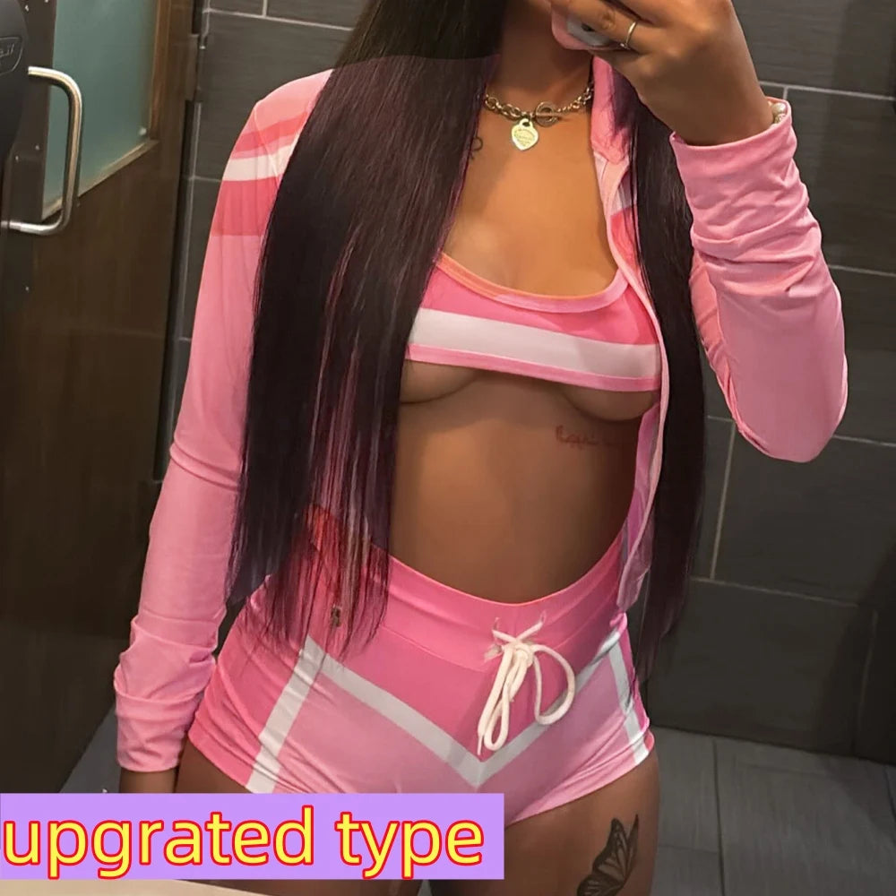 HLJampG G Red Streetwear Set